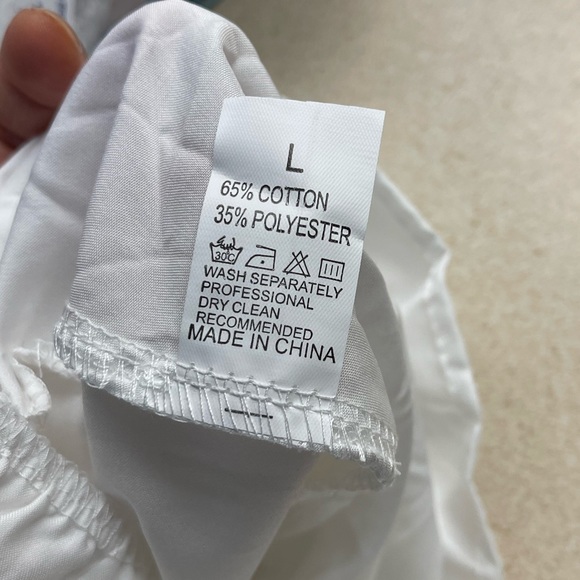 NWOT 2020 Retro Embroidery Elastic Mini Dress Size L - Picture 10 of 12